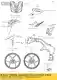 Marca, moldura, rh zr1000daf Kawasaki 560540608