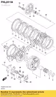 2141041F00, Suzuki, mozzo, manicotto della frizione suzuki  c vl vs vz 600 750 800 1985 1986 1987 1988 1992 1993 1994 1995 1996 1997 1998 1999 2000 2001 2002 2003 2004 2005 2006 2007 2008 2009 2010 2011 2012 2014 2015 2016 2017 2018 2019, Nuovo