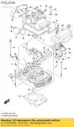 Tutaj możesz zamówić czapka, g? Owica cylindra co od Suzuki , z numerem części 1117440H00: