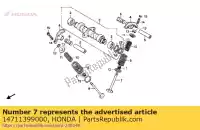 14711399000, Honda, zawór, w. honda cb 125 1988, Nowy