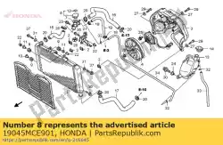 Aqui você pode pedir o cap comp., radiador em Honda , com o número da peça 19045MCE901:
