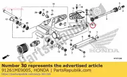 Tutaj możesz zamówić uszczelka olejowa 27x43x7 od Honda , z numerem części 91261ME9005: