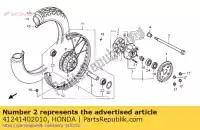 41241402010, Honda, demper, rr. wiel honda ca cmx 125 250 1995 1996, Nieuw