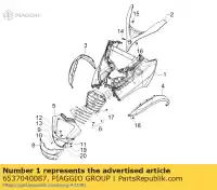 6537040087, Piaggio Group, escudo     , Novo