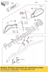 Aqui você pode pedir o parafuso klx150fff em Kawasaki , com o número da peça 921541670: