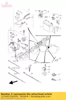 1CRW82500000, Yamaha, interrupteur principal kit d'immobilisation yamaha xv 1900 2011 2012 2013, Nouveau