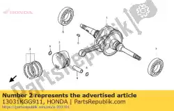 Here you can order the ring set, piston(0. 50) from Honda, with part number 13031KGG911: