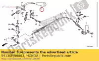 54130HN8003, Honda, botão de comp., selecione a alavanca honda  trx 650 680 2003 2004 2005 2006 2007 2008 2009 2010 2012 2017 2018 2019 2020, Novo