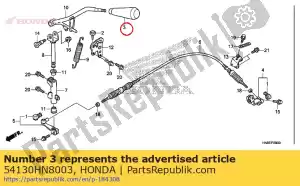 honda 54130HN8003 knop comp., selecteer hendel - Onderkant