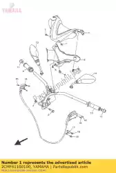 Qui puoi ordinare maniglia comp. Da Yamaha , con numero parte 2CMF61100100: