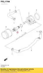 Here you can order the bolt,oil cooler from Suzuki, with part number 1659149X00: