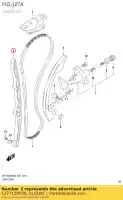 1277129F00, Suzuki, guide,cam chain suzuki  dr z lt z 400 2000 2001 2002 2003 2004 2005 2006 2007 2008 2009 2010 2011 2012 2014 2017 2018 2019, New