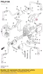 Here you can order the bracket,ign coi from Suzuki, with part number 3341439G00: