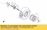 44615HN6000, Honda, hub sub assy, ??fr honda trx250ex sporttrax sportrax trx400ex 250 400 , Nuovo