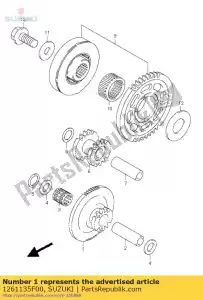 suzuki 1261135F00 vitesse, id de démarreur - La partie au fond