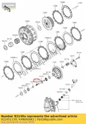 Here you can order the spring,rod zx600-g1 from Kawasaki, with part number 921451159: