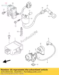 Qui puoi ordinare bobina di accensione da Suzuki , con numero parte 3341002C00: