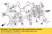 53141429010, Honda, pijp gas gri honda xr  r nx dominator xl transalp v xrv africa twin xr600r xr250r nx650 xl600 xrv650 xl600v 600 650 250 , Nieuw