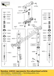 cilinder-set-vork vn900b6f van Kawasaki, met onderdeel nummer 440230042, bestel je hier online: