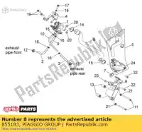 855183, Piaggio Group, tubo aprilia  rxv rxv sxv sxv 450 550 2008 2009 2010 2011, Nuevo