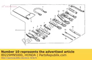Honda 89229MN5000 oogmoersleutel 27mm - Onderkant