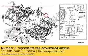 Honda 15810MCW013 valve assy., spool - Bottom side