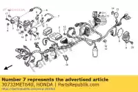 30732MET640, Honda, cordon, haute tension (2) honda cbf 500 2004 2006 2007 2008, Nouveau