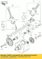 130410009, Kawasaki, Balancer,rh vn900b6f kawasaki  vn vulcan 900 2006 2007 2008 2009 2010 2011 2012 2013 2014 2015 2016 2017 2018 2019 2020 2021, New