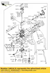 Qui puoi ordinare aria a cacciavite da Kawasaki , con numero parte 160140015: