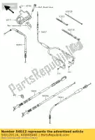 540120124, Kawasaki, cable-throttle ksv700-a1 kawasaki kfx kvf 650 700 2002 2003 2004 2005 2006 2007 2008 2009 2010 2011, Novo