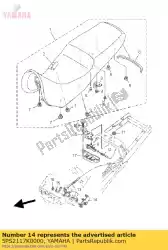 Aqui você pode pedir o fique, tranque em Yamaha , com o número da peça 5PS2117K0000: