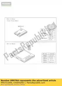 Kawasaki 999761898 instrukcja obs?ugi, it / es / nl - Dół