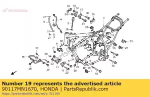 Honda 90117MN1670 flangia a bullone 10x11 - Il fondo