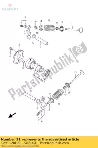 Suzuki 1291120H50 zawór, wlot - Dół