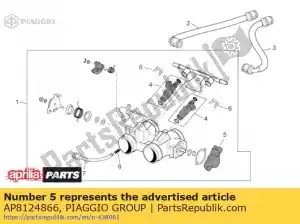 Piaggio Group AP8124866 sensor del cuerpo del acelerador - Lado inferior