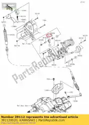 Here you can order the 01 rodend-tie from Kawasaki, with part number 391120020: