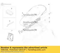 598358, Piaggio Group, kit di strumenti per komplette vespa rp8md3102 rp8md3200,  vespa gts zapma3100, zapma3200 zapma3200, zapma3100 zapma3300 zapma3302 zapma360 zapma3600 zapma3602, zapma362, zapma361 zapma3700 zapmd310,  zapmd3100, zapmd3101 zapmd3102 zapmd3200 zapmd3200, zapmd3201 0 125 150 300 2016 2017, Nuovo