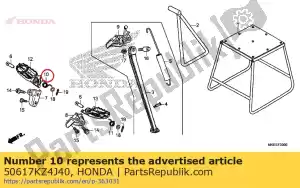 honda 50617KZ4J40 printemps, r. retour étape - La partie au fond