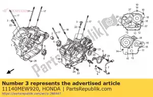 Honda 11140MEW920 komp. odrzutowa, olej - Dół