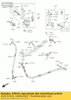 43015Y005, Kawasaki, cilindro-assy-master, rr sc300a kawasaki j 125 300 2015 2016, Nuevo