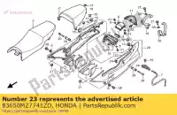 83650MZ7741ZD, Honda, Pas de description disponible honda vfr 750 1996 1997, Nouveau