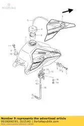 Qui puoi ordinare distanziatore da Suzuki , con numero parte 0918008191: