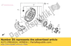 Tutaj możesz zamówić opona, rr. (dunlop) (160/8 od Honda , z numerem części 42711MEG024: