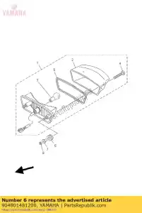 yamaha 904801481200 tule - Onderkant