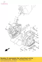 Aqui você pode pedir o parafuso, flange em Yamaha , com o número da peça 950220605500: