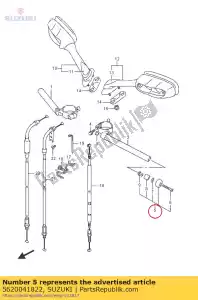 Suzuki 5620041822 ensemble d'équilibrage, ha - La partie au fond