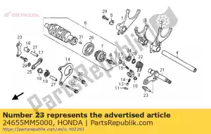 Honda 24655MM5000 plaque, roulement de tambour de changement - La partie au fond