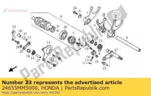 Honda 24655MM5000 piastra, cuscinetto del tamburo del cambio - Il fondo