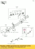 110567089, Kawasaki, suporte, fechadura de capacete en650aff kawasaki  vulcan 650 2015 2016 2017 2018, Novo