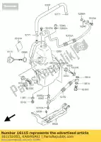 16115S003, Kawasaki, cap-oil filler kawasaki kfx400 400 , New